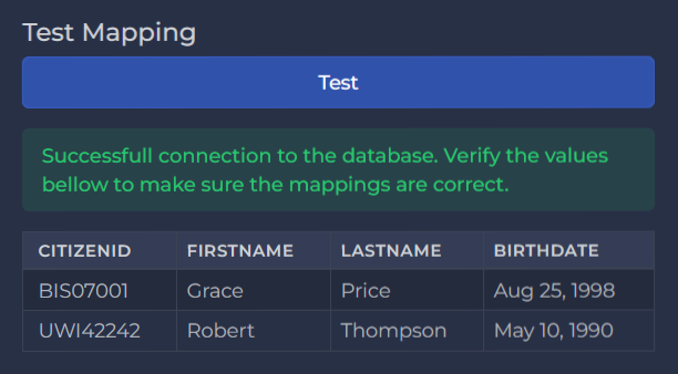 Citizen Connection Test