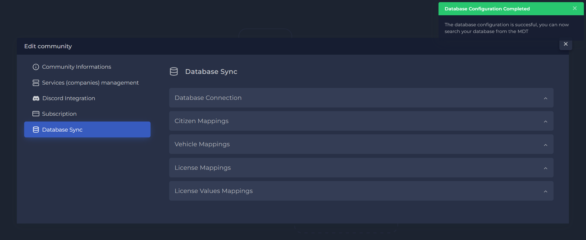 Completed Config Example