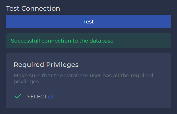 Database Connection Test